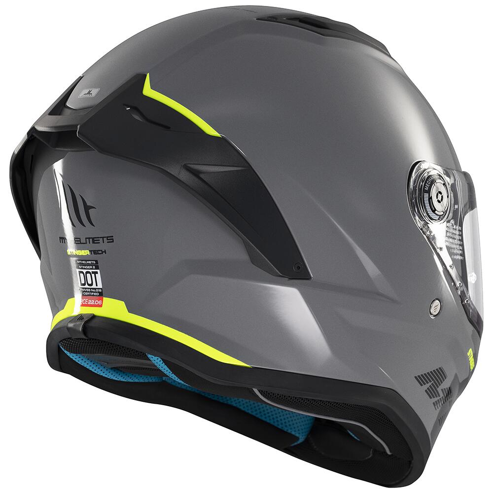 Stinger 2 Helmet [Gloss Grey] - Moto | Hyper Ride